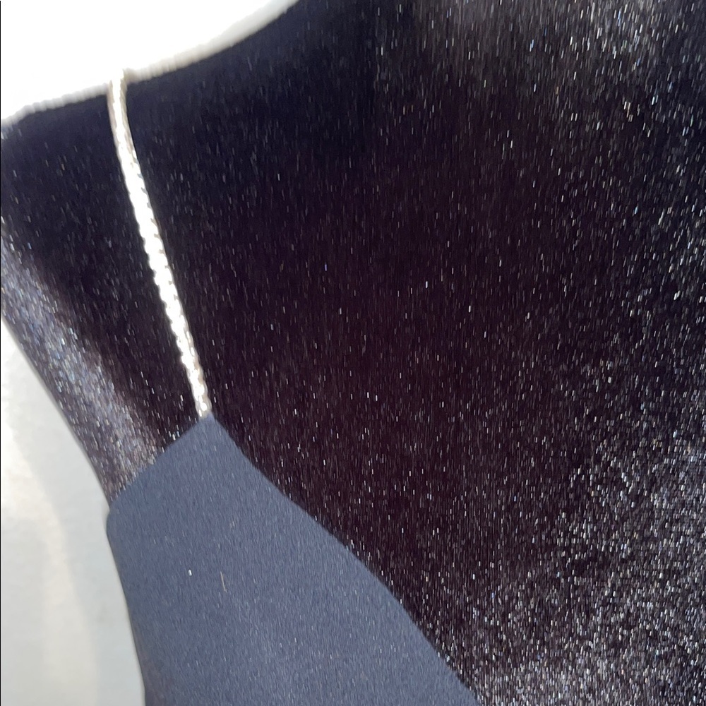 Elegant Black Sleeveless Dress - Picture 4 of 12